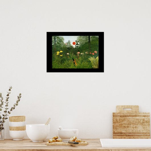 ポスタヴィンテージアートマンアタックパーアンジャガー ポスター (キッチン)