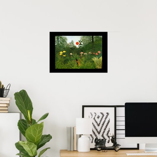 ポスタヴィンテージアートマンアタックパーアンジャガー ポスター (ホームオフィス)