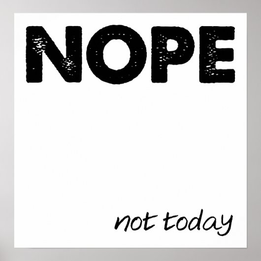 ポスターおもしろいなし ポスター (正面)