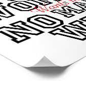 ポスターおもしろいは女性を何でも尊重する ポスター (角)