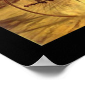 ポスターおもしろいアンティーク自転車レディ・イン・レース ポスター (角)