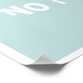 ポスターかわいいサメ「No Panic」 ポスター (角)