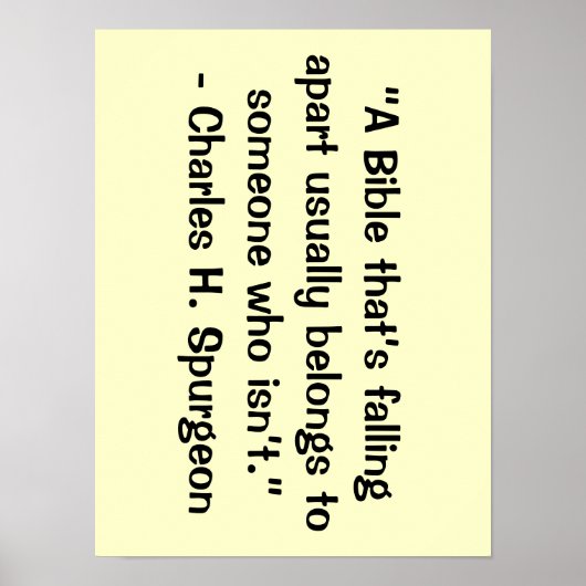 ポスターが崩れ落ちる聖書 ポスター (正面)