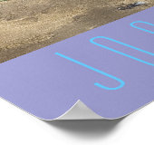 ポスターが朝に破れた ポスター (角)