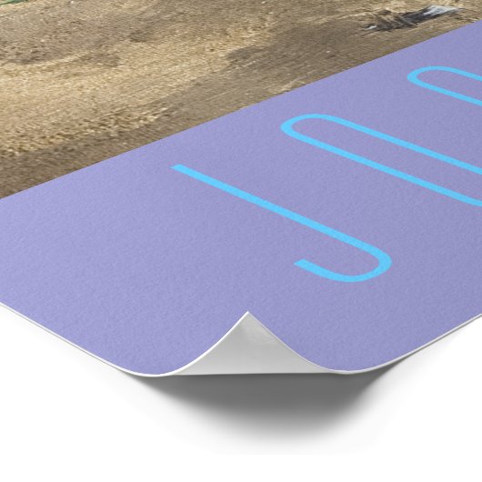 ポスターが朝に破れた ポスター (角)