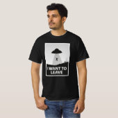 ポスターが離れ欲しい Tシャツ (正面フル)