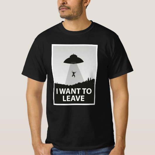 ポスターが離れ欲しい Tシャツ (正面)