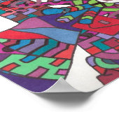 ポスターでバスを待っているカップル ポスター (角)