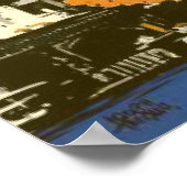 ポスターとクールヴィンテージニューヨークプリント ポスター (角)