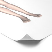 ポスターとラベルされた女性生殖系 ポスター (角)