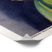 ポスターとヴィンテージイタリアンファッションプリント ポスター (角)