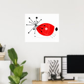 ポスターと抽象芸術モダンプリント ポスター (ホームオフィス)