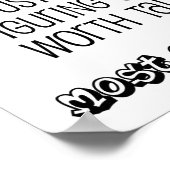 ポスターと話す価値おもしろいがある ポスター (角)