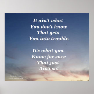 ポスターなんて知らないだろ ポスター