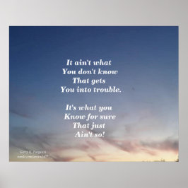 ポスターなんて知らないだろ ポスター