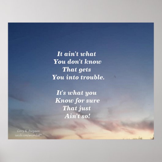 ポスターなんて知らないだろ ポスター (正面)