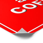 ポスターにコーヒー ポスター (角)