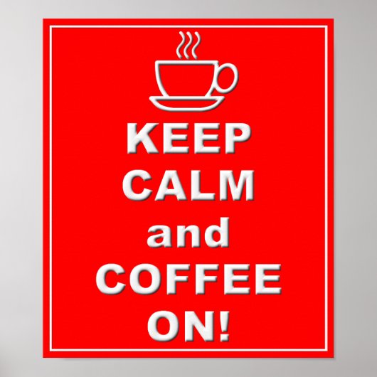 ポスターにコーヒー ポスター (正面)