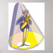 ポスターにスポットライトを当てる ポスター (正面)