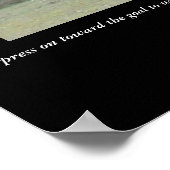 ポスターに向かって押し進めるゴール ポスター (角)