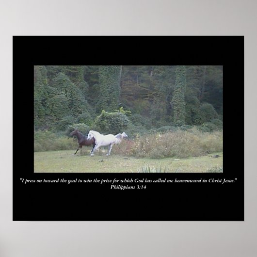 ポスターに向かって押し進めるゴール ポスター (正面)