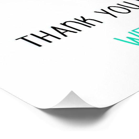 ポスターに対する感謝の気持ちは分かっているだろう ポスター (コーナー)