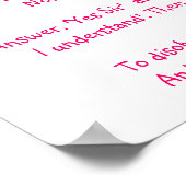 ポスターに従う ポスター (角)