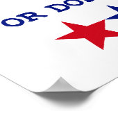 ポスターに投票するか文句を言わない ポスター (角)