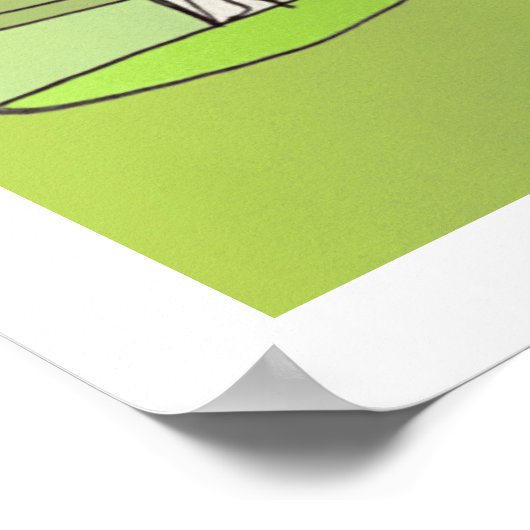 ポスターに描かれた子供のアートワーク ポスター (角)