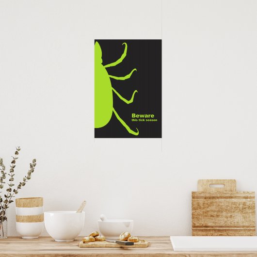 ポスターに注意 ポスター (キッチン)