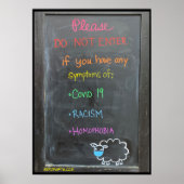 ポスターのもしシンボルや象徴を入力しない ポスター (正面)