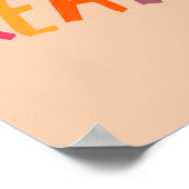 ポスターのカラフル作成 ポスター (角)