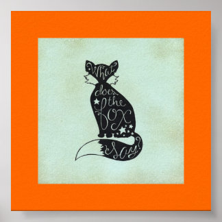 ポスターのキツネの内容 ポスター