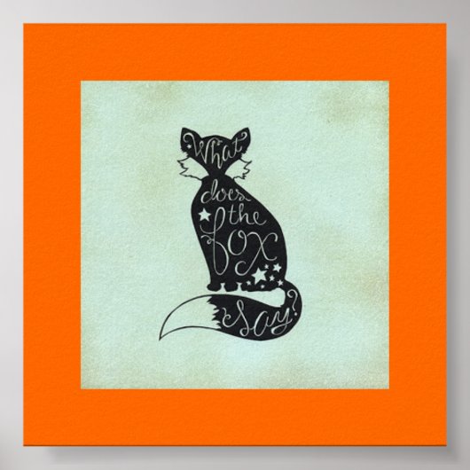 ポスターのキツネの内容 ポスター (正面)