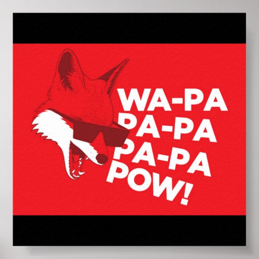 ポスターのキツネの内容 ポスター (正面)