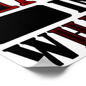 ポスターのサインおもしろいが何でも嫌い ポスター (角)