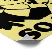 ポスターのサインおもしろいを閉じる ポスター (角)