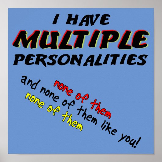 ポスターのサインはおもしろいない ポスター (正面)