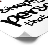 ポスターのサインを取りおもしろい扱えない性格 ポスター (角)