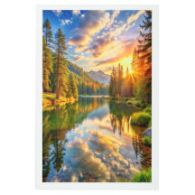 ポスターのセレニティ自然。