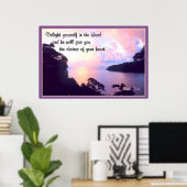 ポスターのハートプリント ポスター (ホームオフィス)