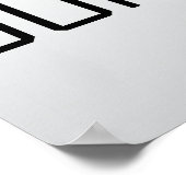 ポスターのラベルを貼らないようにする ポスター (角)