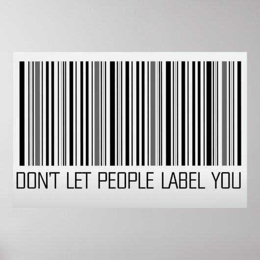 ポスターのラベルを貼らないようにする ポスター (正面)