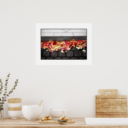 ポスターの上を歩いた地面 ポスター (キッチン)