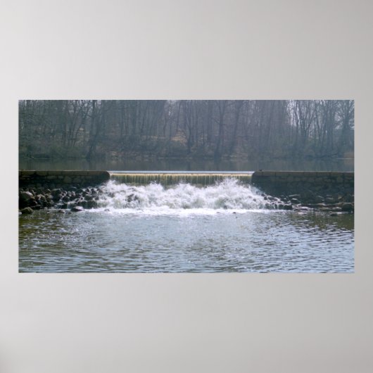 ポスターの上を流れる ポスター (正面)