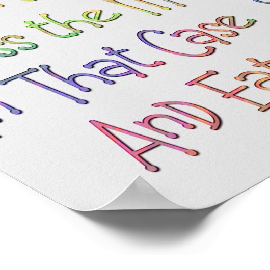 ポスターの中で生きおもしろいやる気を起こさせるる ポスター (角)