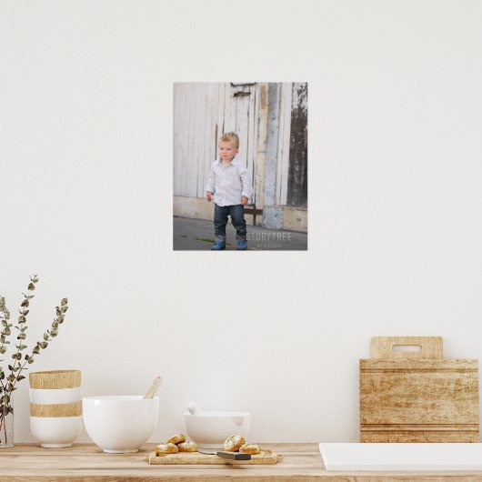 ポスターの作成 – 写真のアップロードと文字の追加！ ポスター (キッチン)