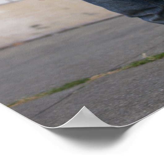 ポスターの作成 – 写真のアップロードと文字の追加！ ポスター (角)