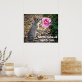 ポスターの匂いを嗅ぐのに時間がかかる ポスター (キッチン)