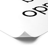 ポスターの回避 ポスター (角)